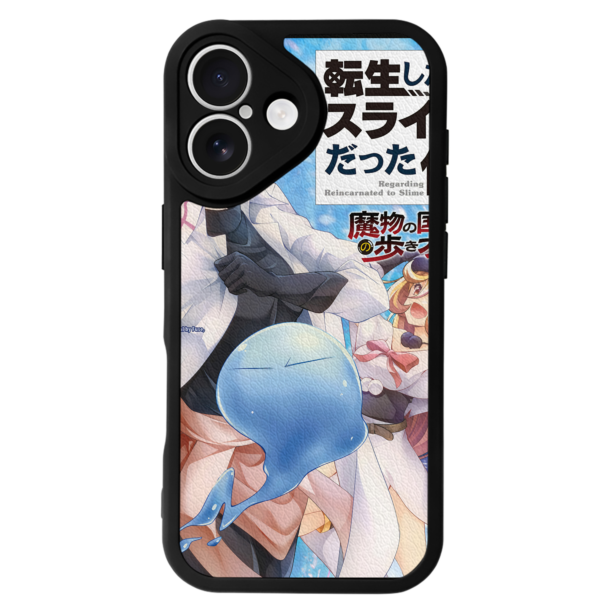 （画像用） 転スラ Regarding Reincarnated to Slime 【iPhone 16シリーズ対応】シリコンスマホケース（レザー調） 材質：シリコン